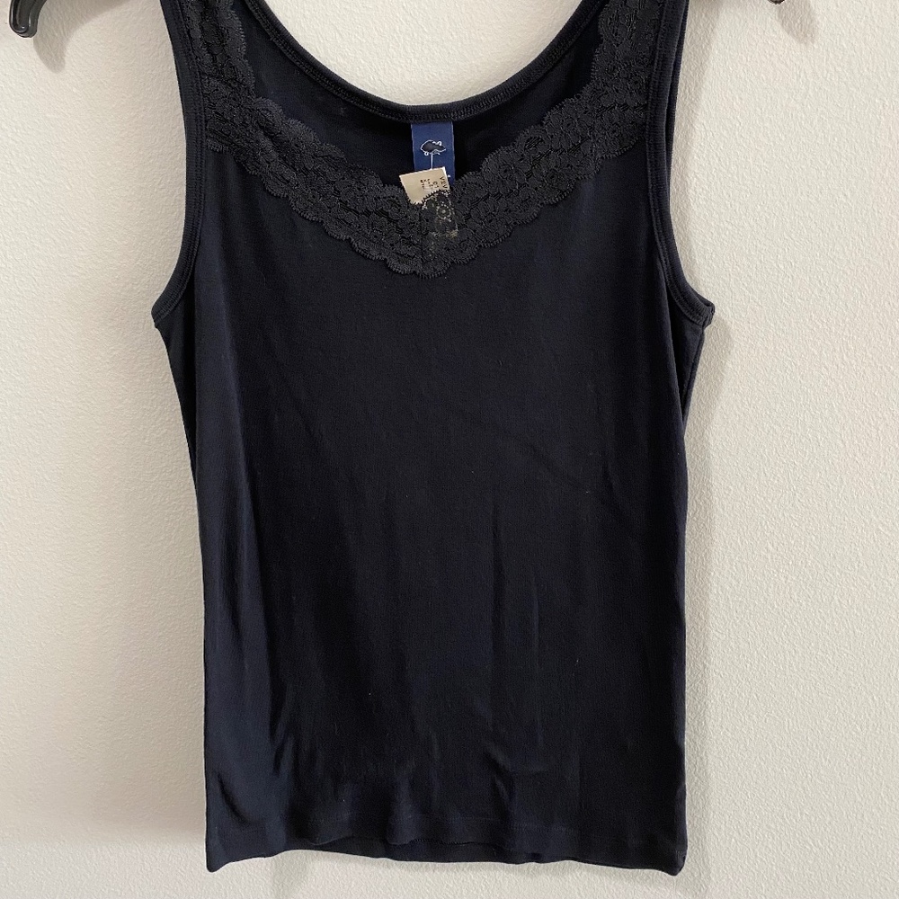 Vintage to Vogue Lace Tank Top, Size S